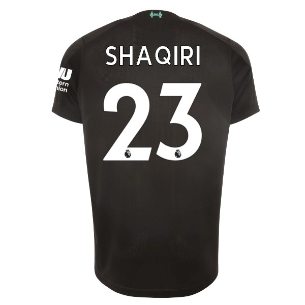 Maillot Football Liverpool NO.23 Shaqiri Third 2019-20 Noir